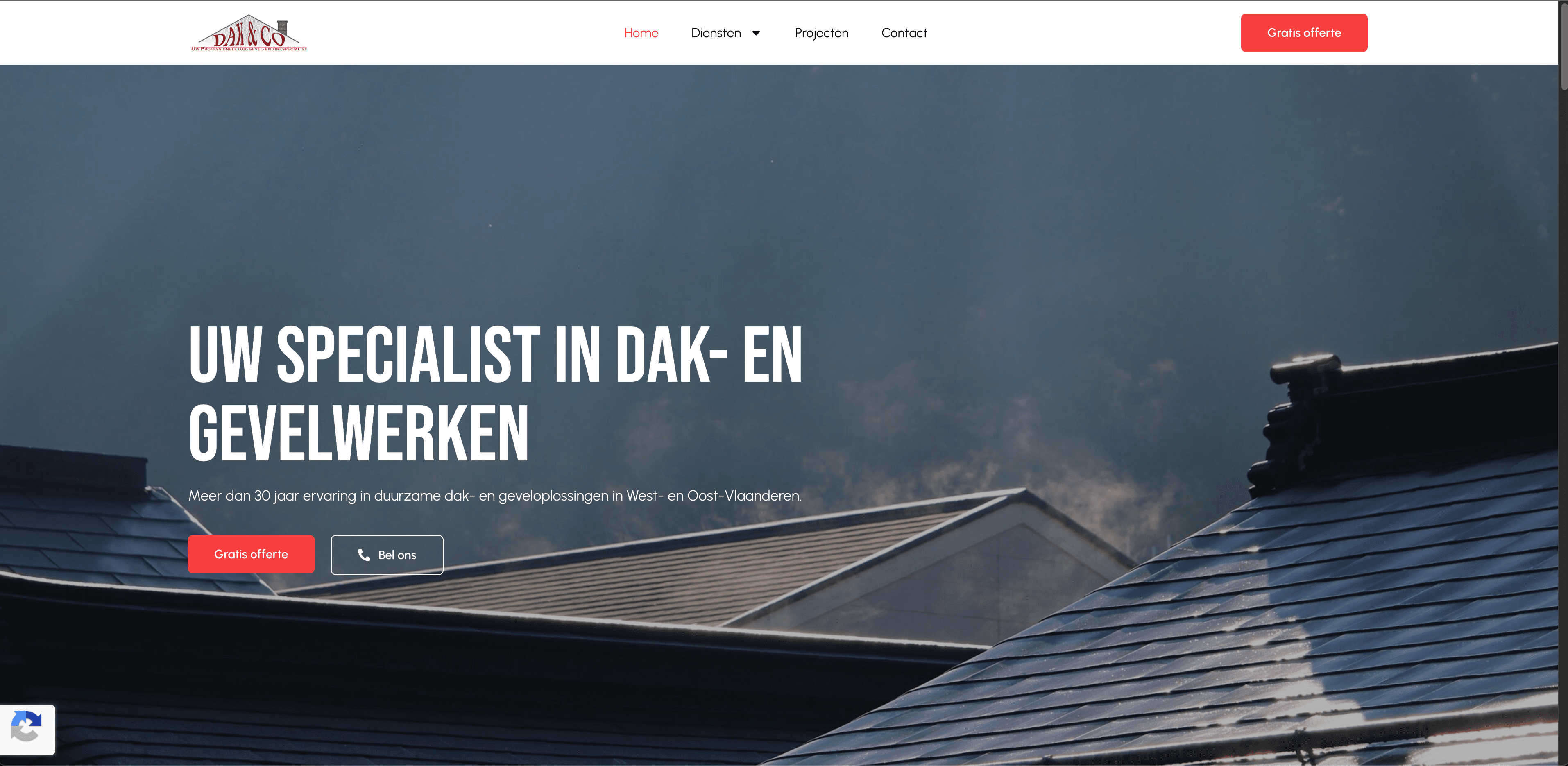 Dak en Co website case preview